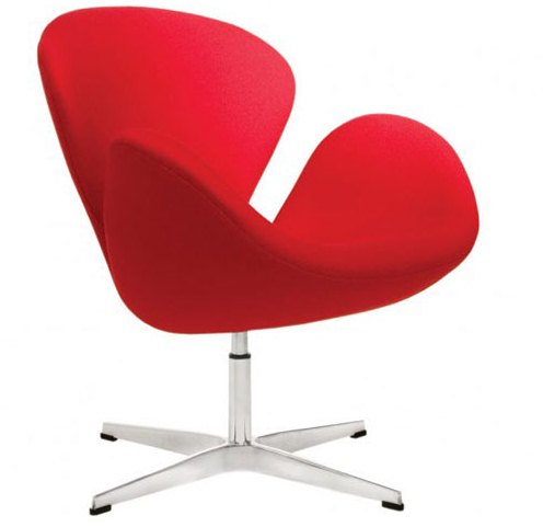 مدل Swan Chair معماری Arne Jacobsen