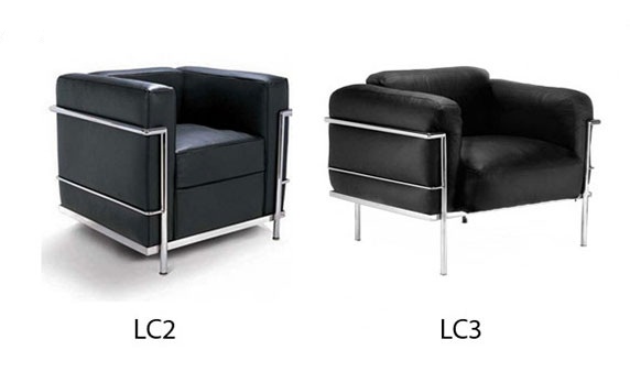مدل : LC2 and LC3 Armchair معماری : Le Corbusier