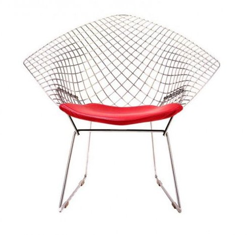 مدل Diamond Chair معماری Bertoia