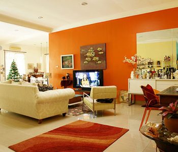 نکاتی برای استفاده از رنگ نارنجی در دکوراسیون